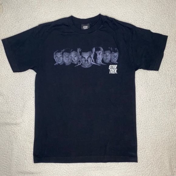 2009 Star Trek Cast T-Shirt: Size Medium - Picture 1 of 5